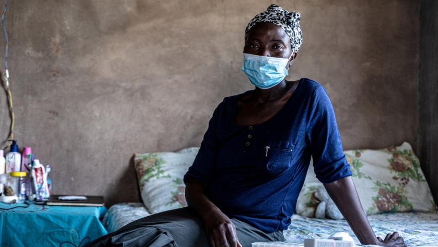 Phenduka Mtshali, an DR-TB patient in Eshowe, KwaZulu Natal, South Africa