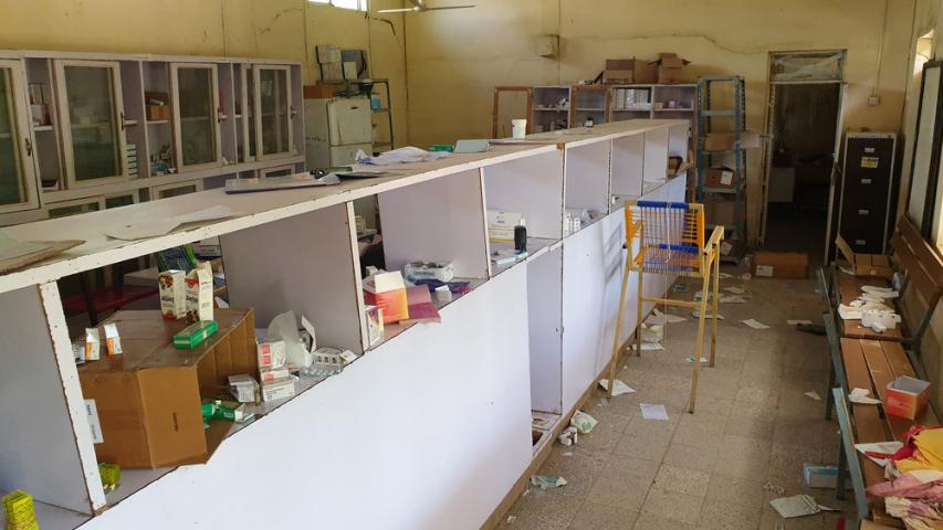 A picture of ruins at Tigray in the MSF hospital