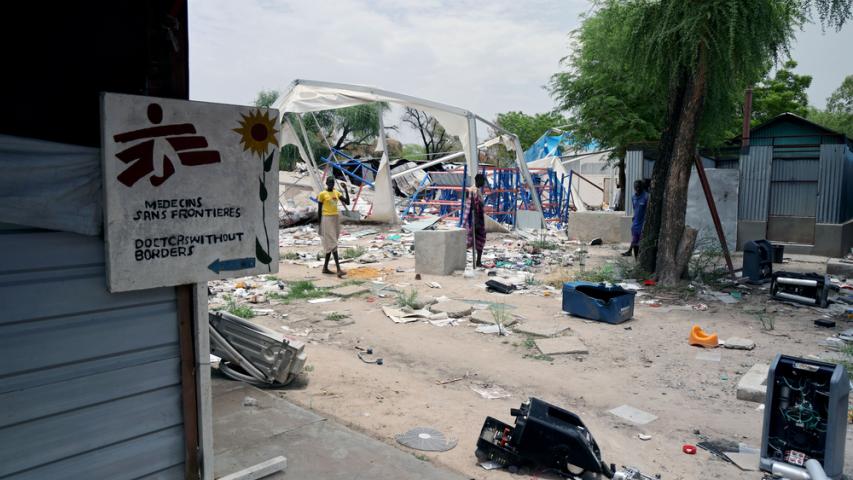 MSF, Doctors Without Borders, South Sudan, hospital bombing
