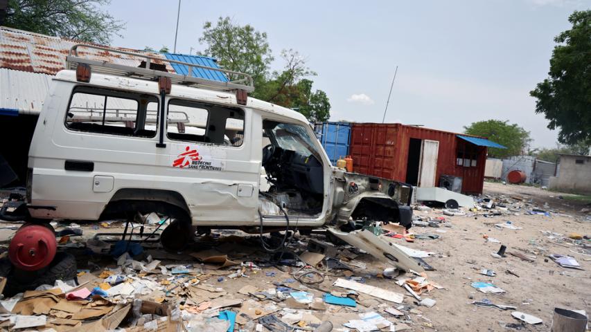 MSF, Doctors Without Borders, South Sudan, hospital bombing