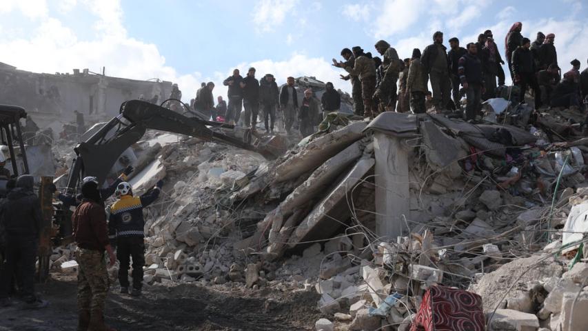 Earthquake Northwestern Syria Aftermath
