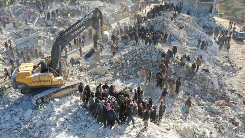 Earthquake aftermath in Northwestern Syria